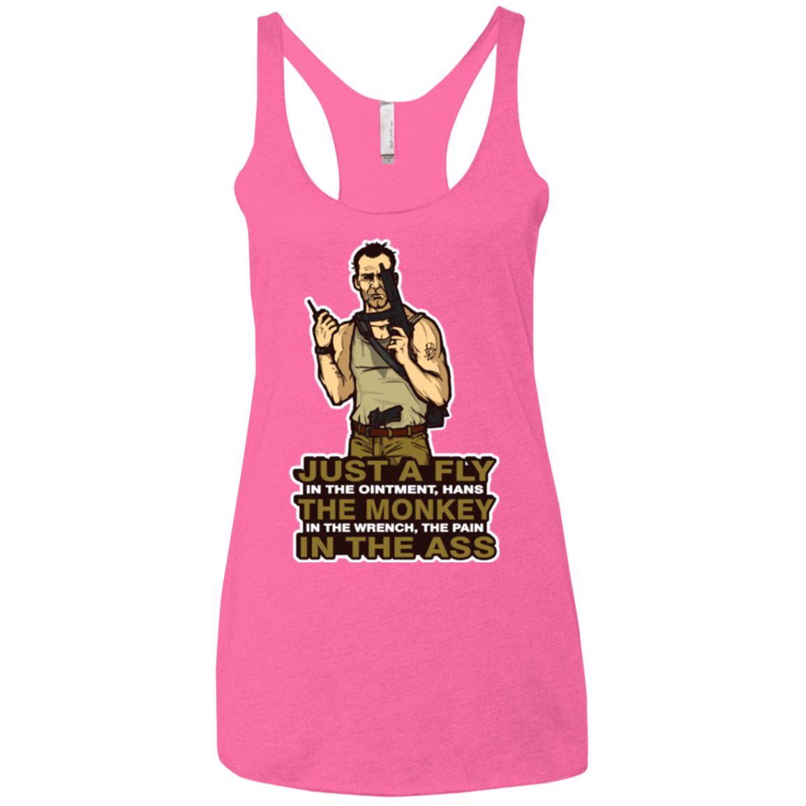 T-Shirts Vintage Pink / X-Small Fly In The Ointment Women's Triblend Racerback Tank