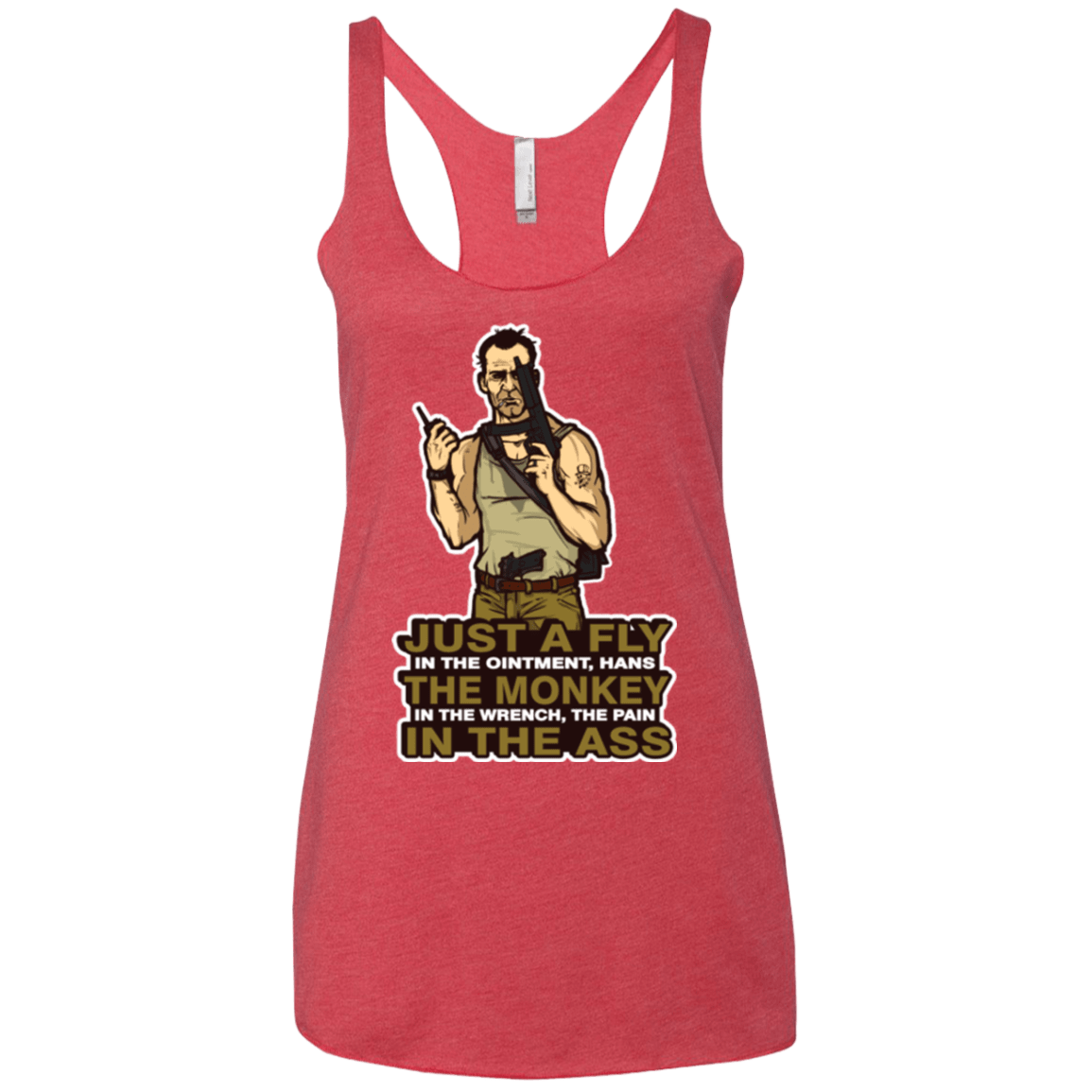 T-Shirts Vintage Red / X-Small Fly In The Ointment Women's Triblend Racerback Tank