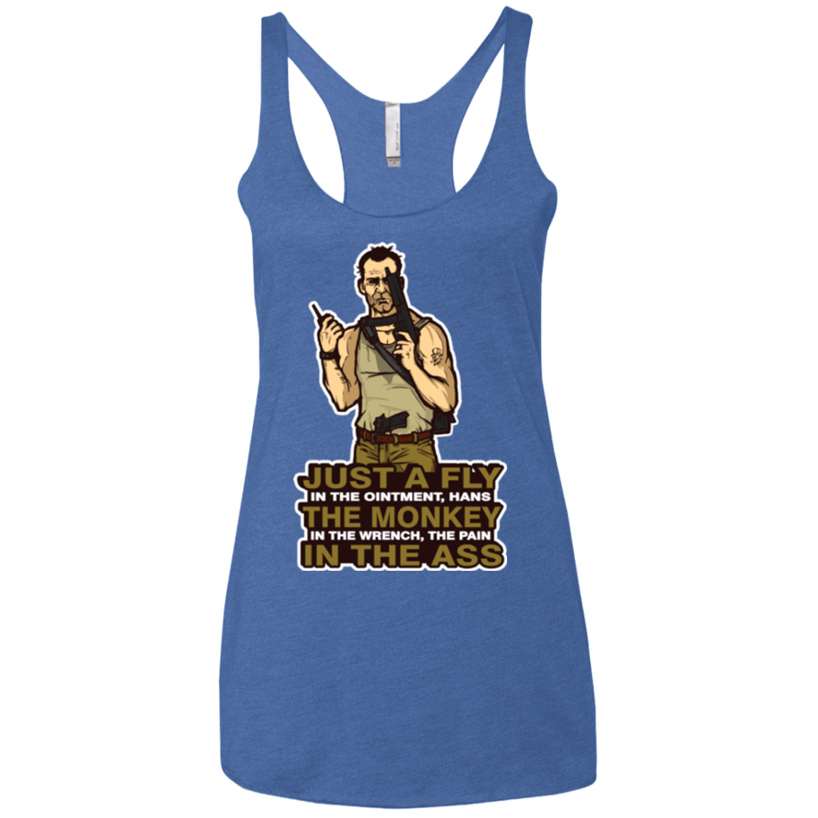 T-Shirts Vintage Royal / X-Small Fly In The Ointment Women's Triblend Racerback Tank