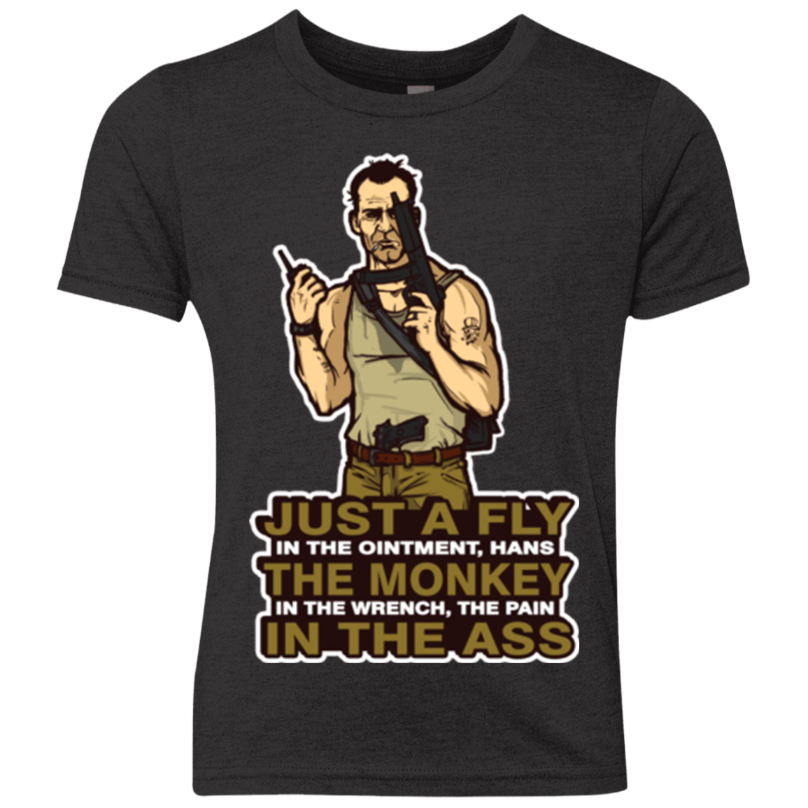 T-Shirts Vintage Black / YXS Fly In The Ointment Youth Triblend T-Shirt