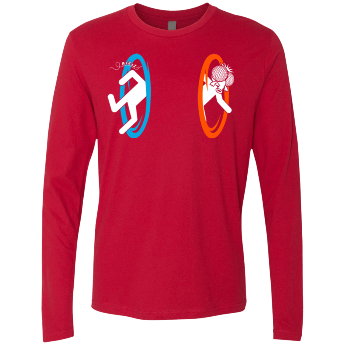 T-Shirts Red / Small Fly trouble Men's Premium Long Sleeve