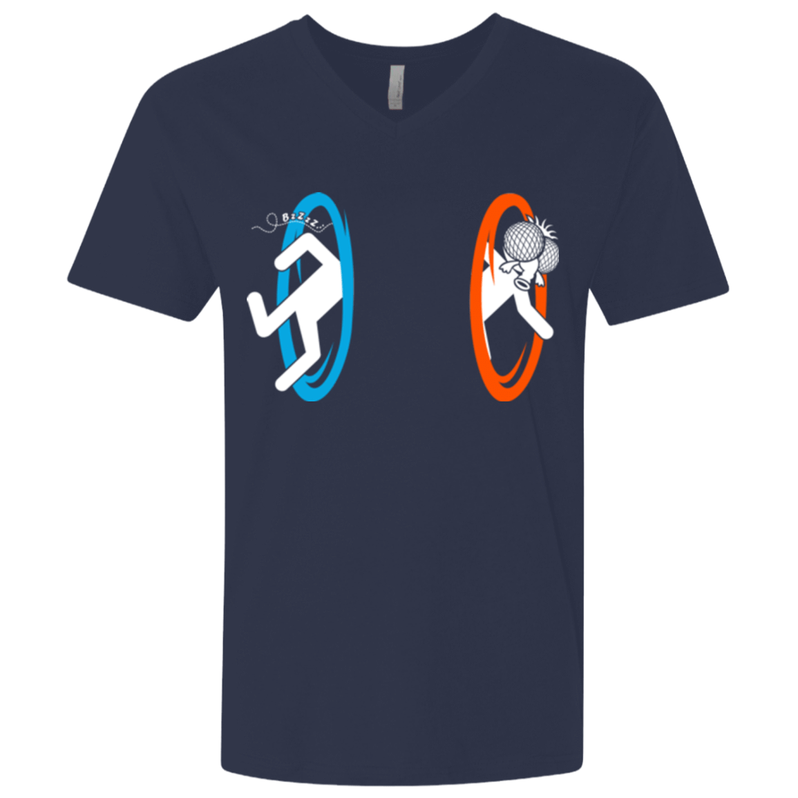 T-Shirts Midnight Navy / X-Small Fly trouble Men's Premium V-Neck