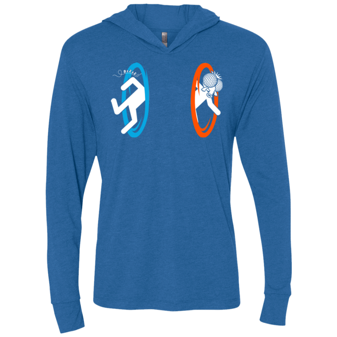 T-Shirts Vintage Royal / X-Small Fly trouble Triblend Long Sleeve Hoodie Tee