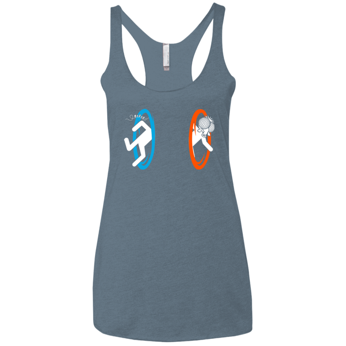 T-Shirts Indigo / X-Small Fly trouble Women's Triblend Racerback Tank