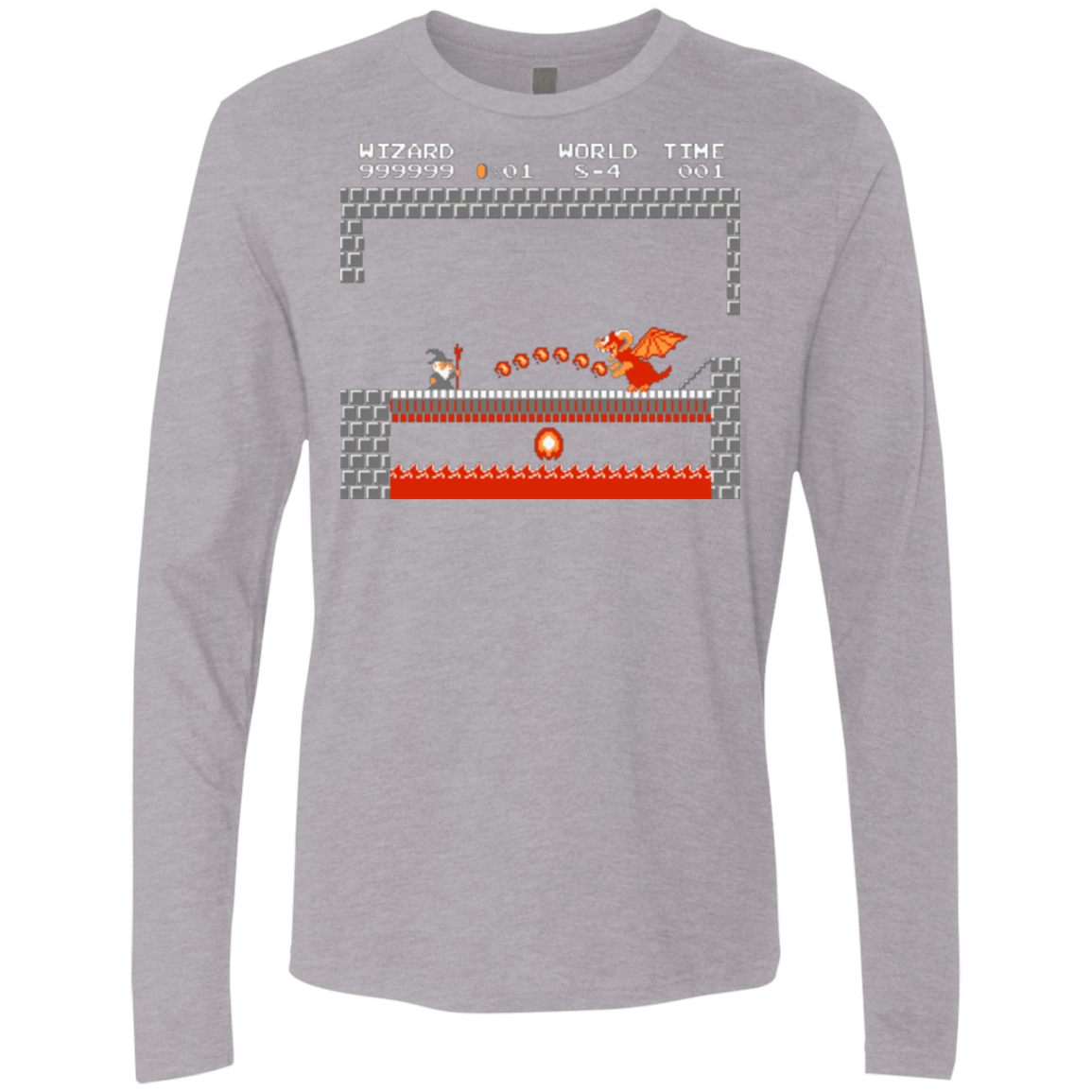 T-Shirts Heather Grey / Small Fly you fools Men's Premium Long Sleeve