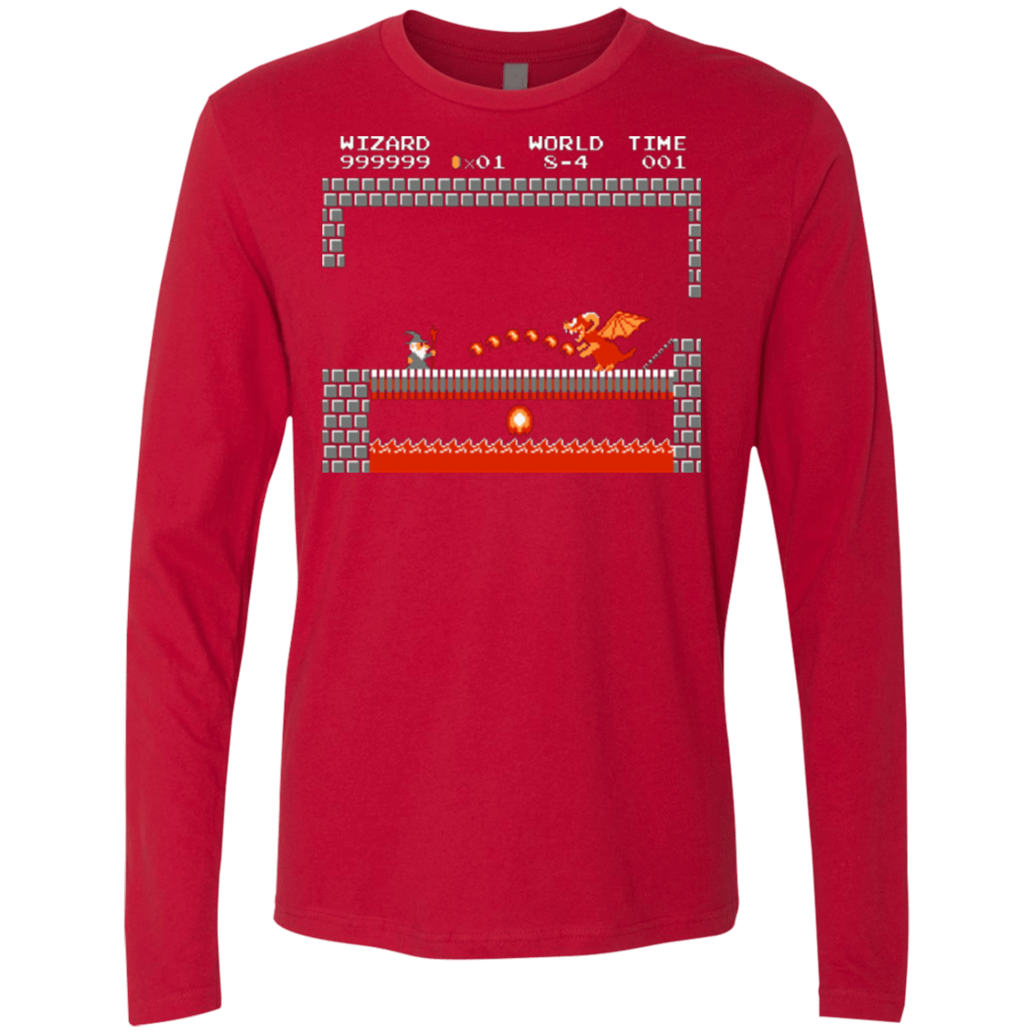 T-Shirts Red / Small Fly you fools Men's Premium Long Sleeve