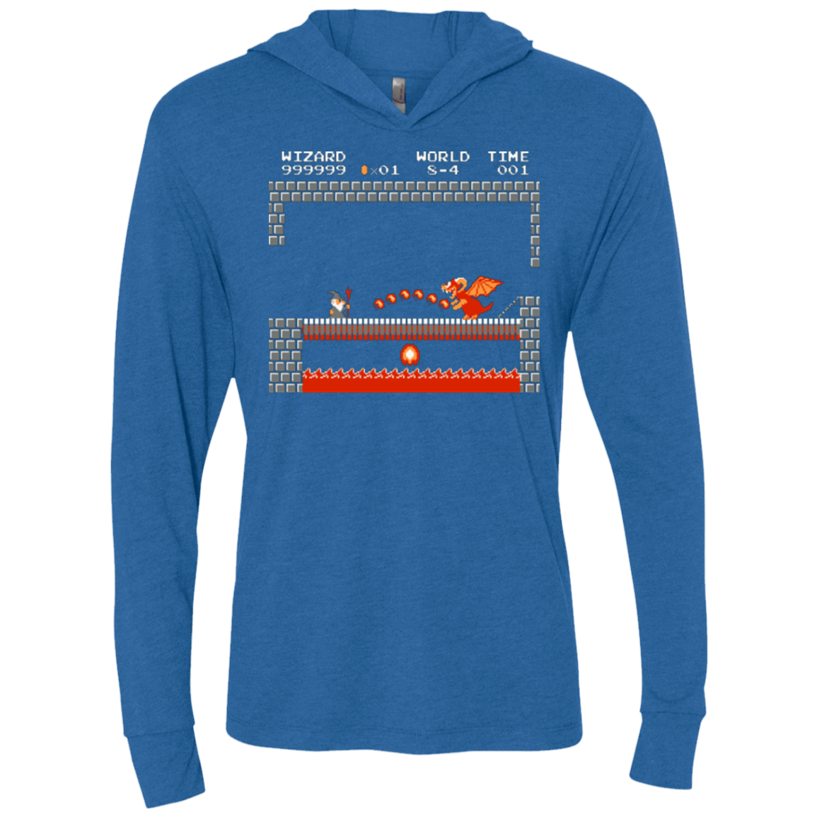 T-Shirts Vintage Royal / X-Small Fly you fools Triblend Long Sleeve Hoodie Tee