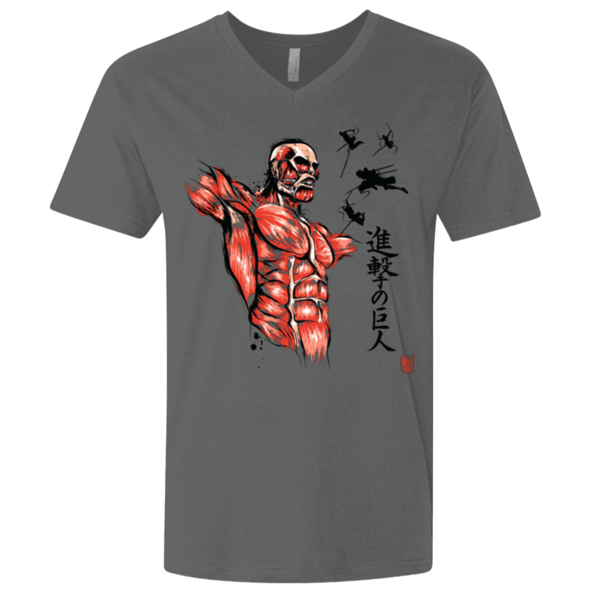 T-Shirts Heavy Metal / X-Small Flying for Freedom Men's Premium V-Neck