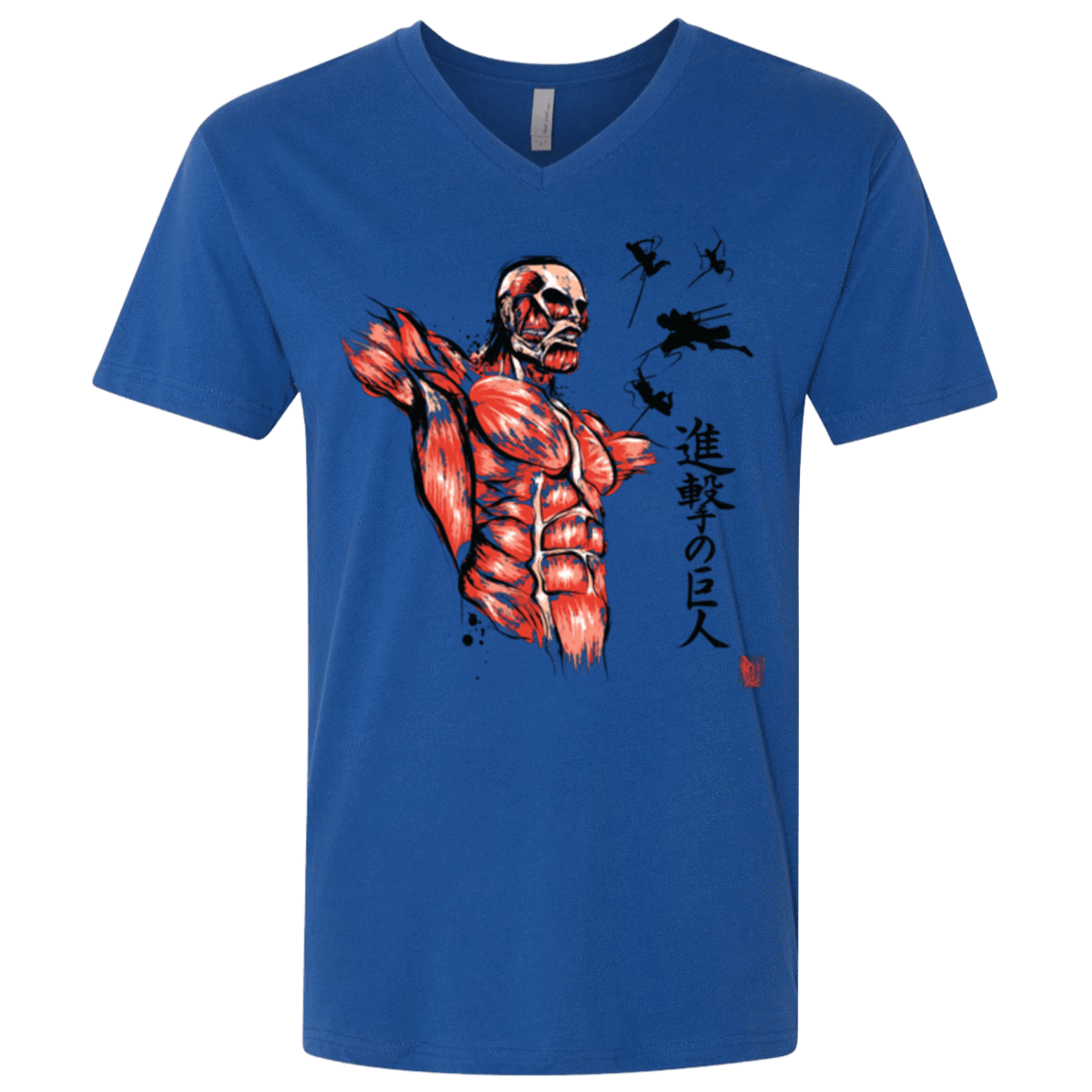 T-Shirts Royal / X-Small Flying for Freedom Men's Premium V-Neck