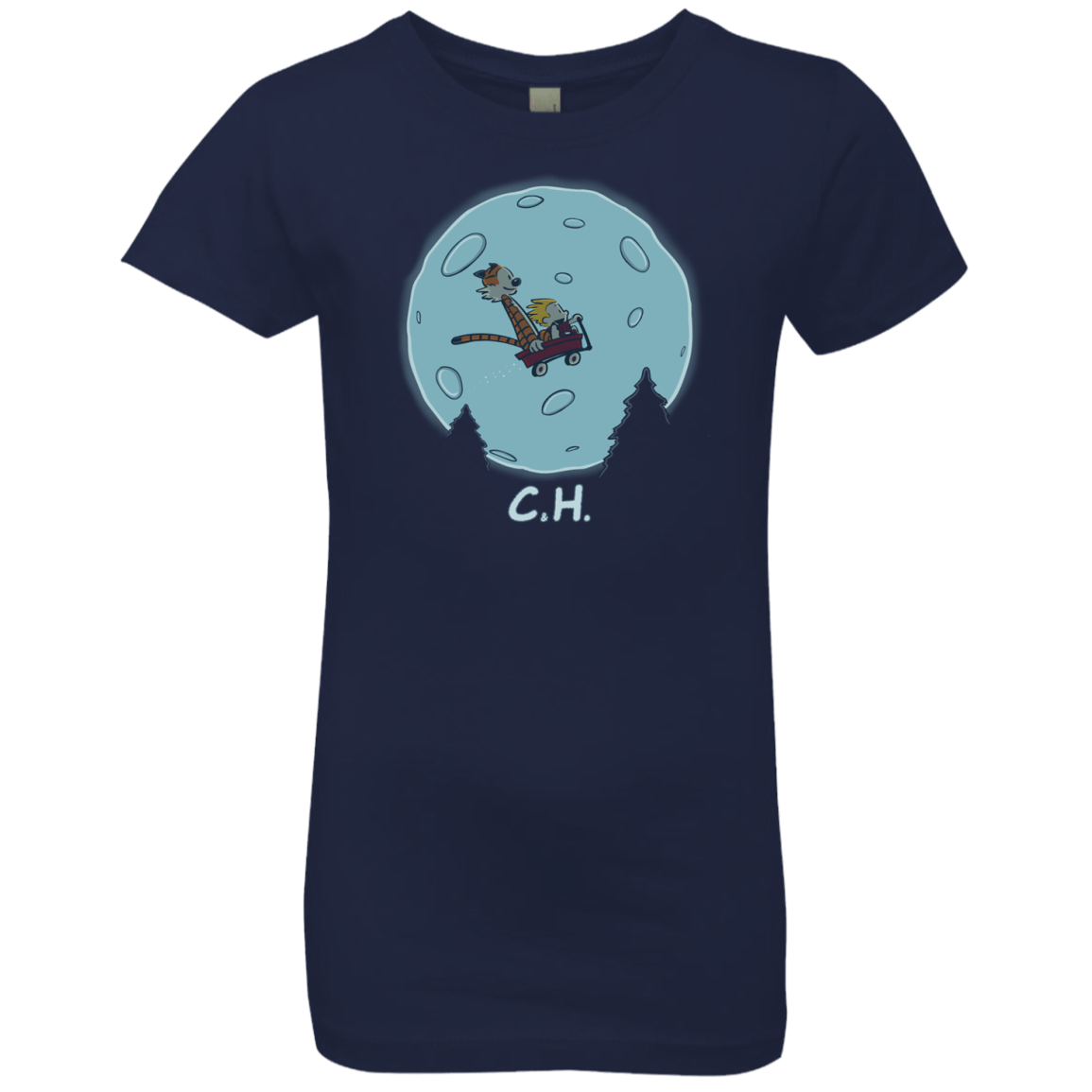 T-Shirts Midnight Navy / YXS Flying Wagon Girls Premium T-Shirt