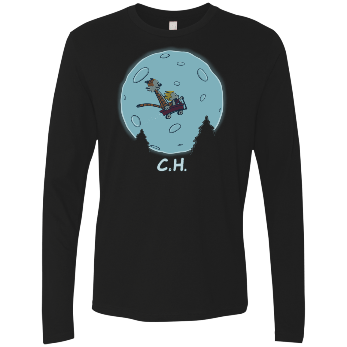 T-Shirts Black / S Flying Wagon Men's Premium Long Sleeve
