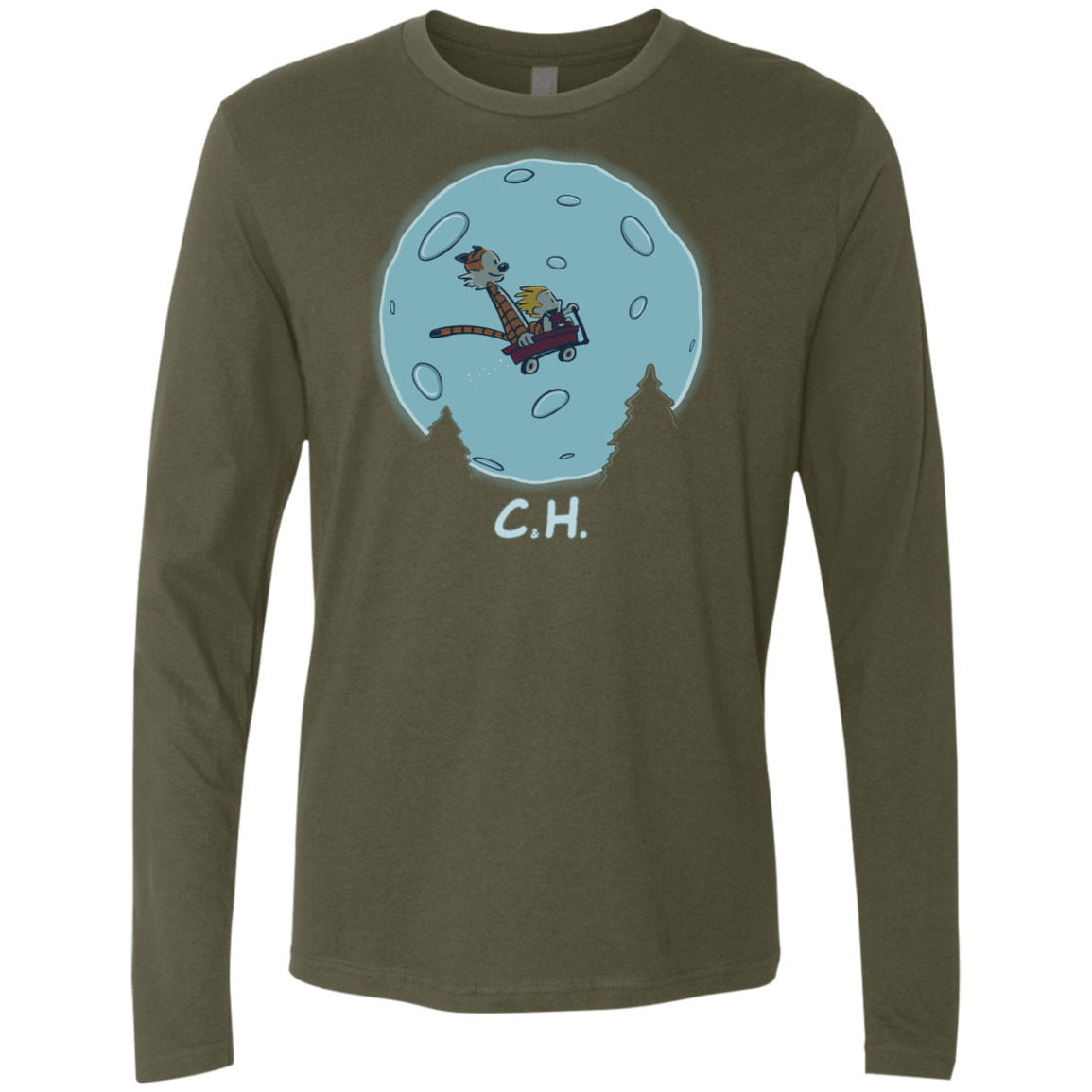 Flying Wagon Men's Premium Long Sleeve