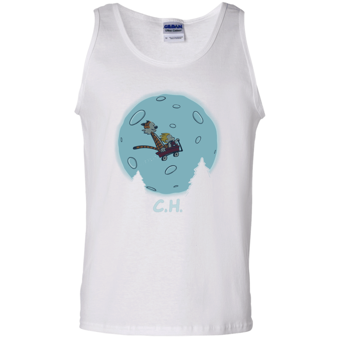 T-Shirts White / S Flying Wagon Men's Tank Top
