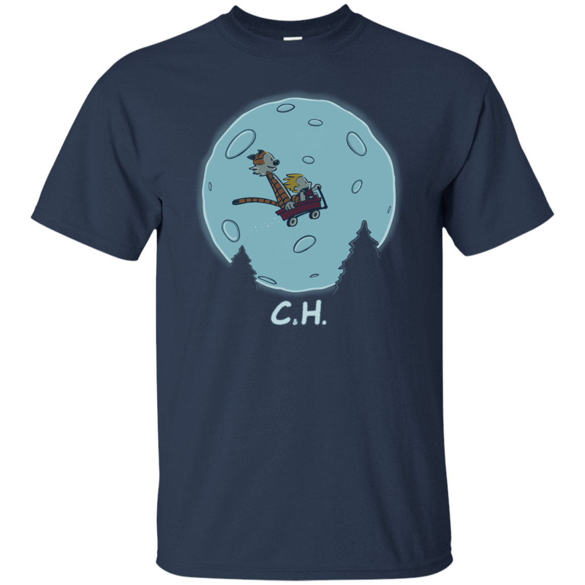 T-Shirts Navy / S Flying Wagon T-Shirt