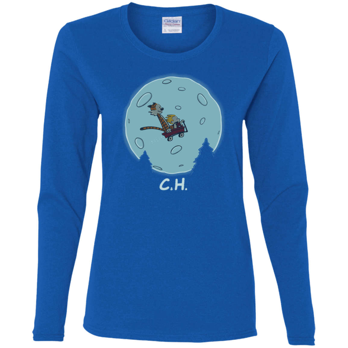 T-Shirts Royal / S Flying Wagon Women's Long Sleeve T-Shirt