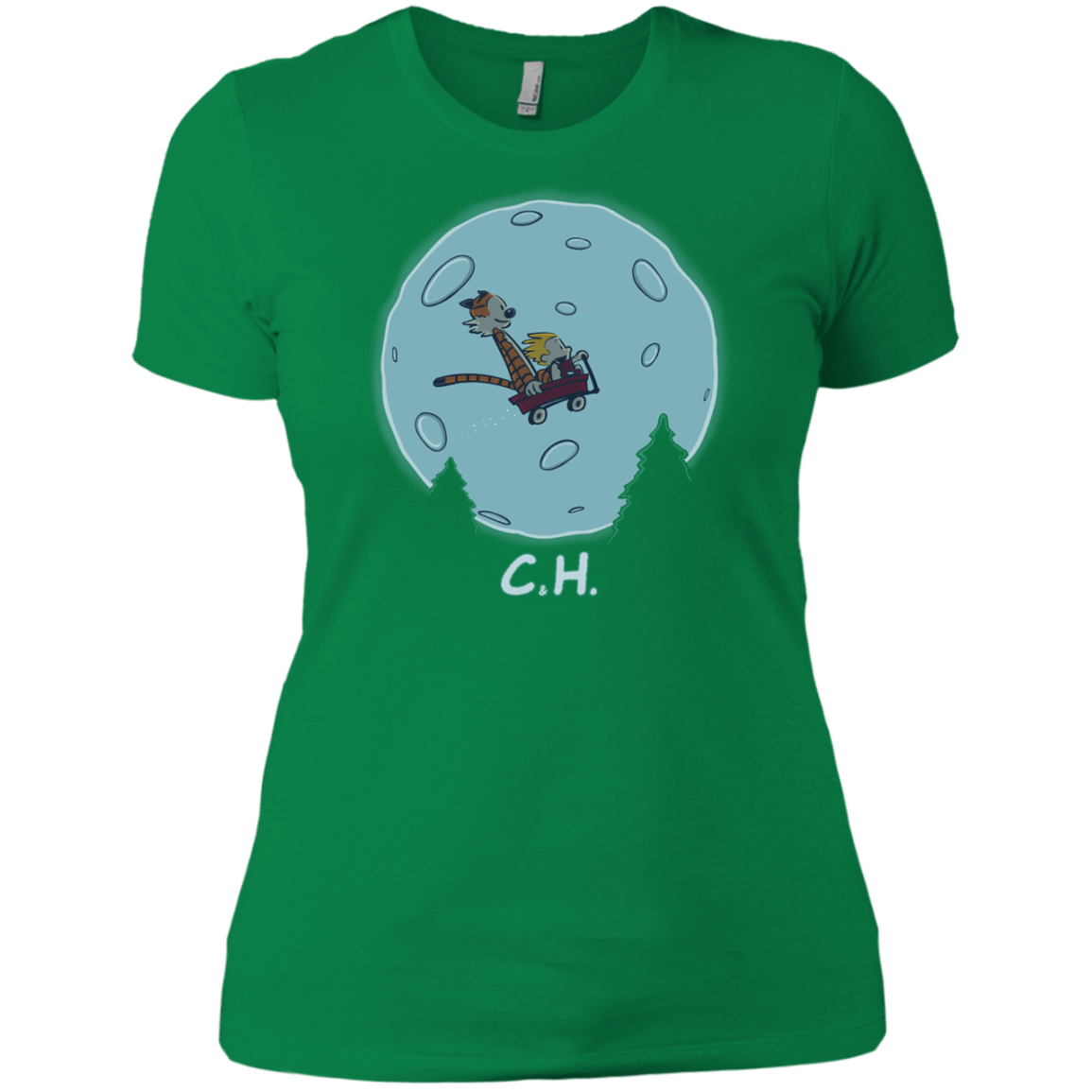 T-Shirts Kelly Green / X-Small Flying Wagon Women's Premium T-Shirt