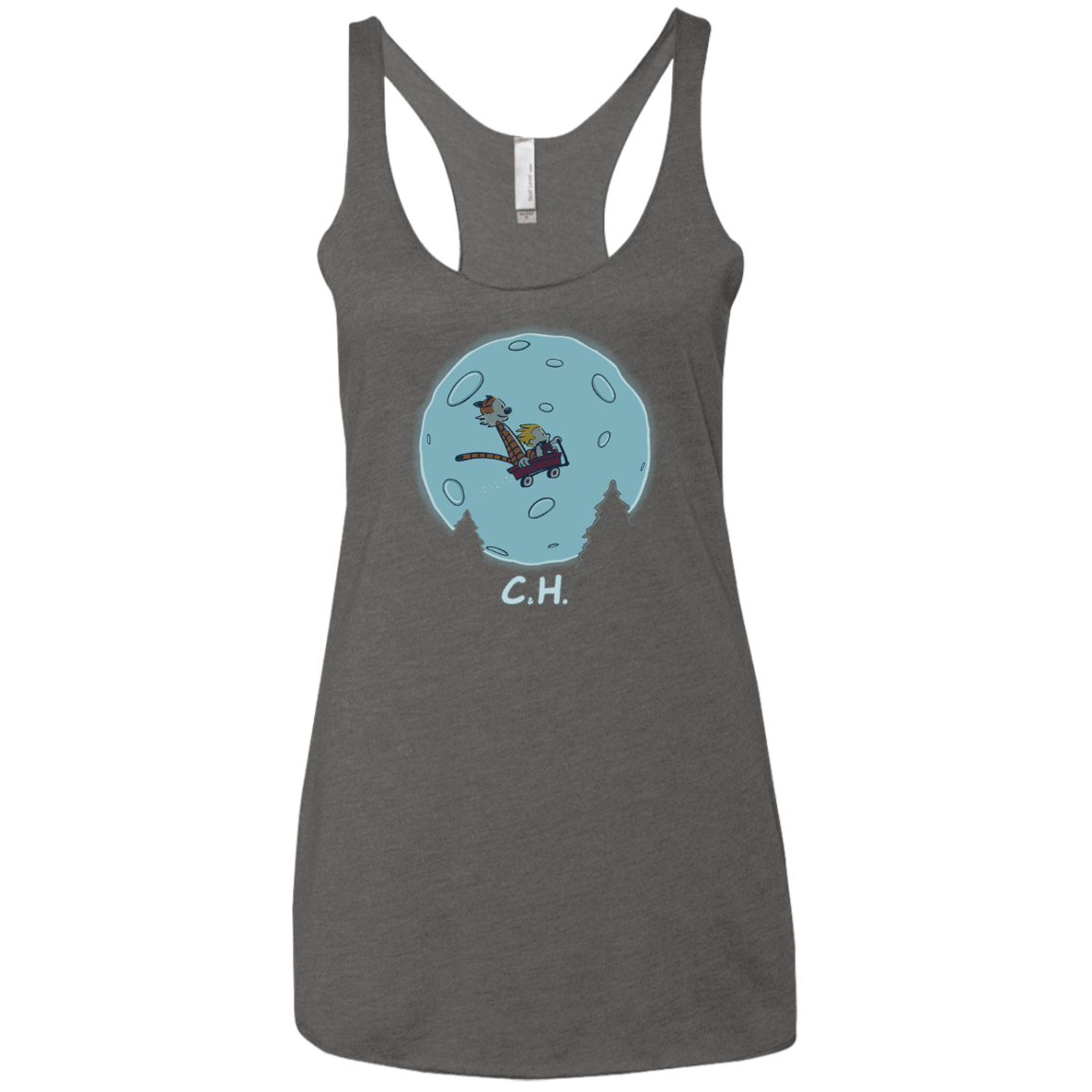 Flying Wagon Women's Triblend Racerback Tank