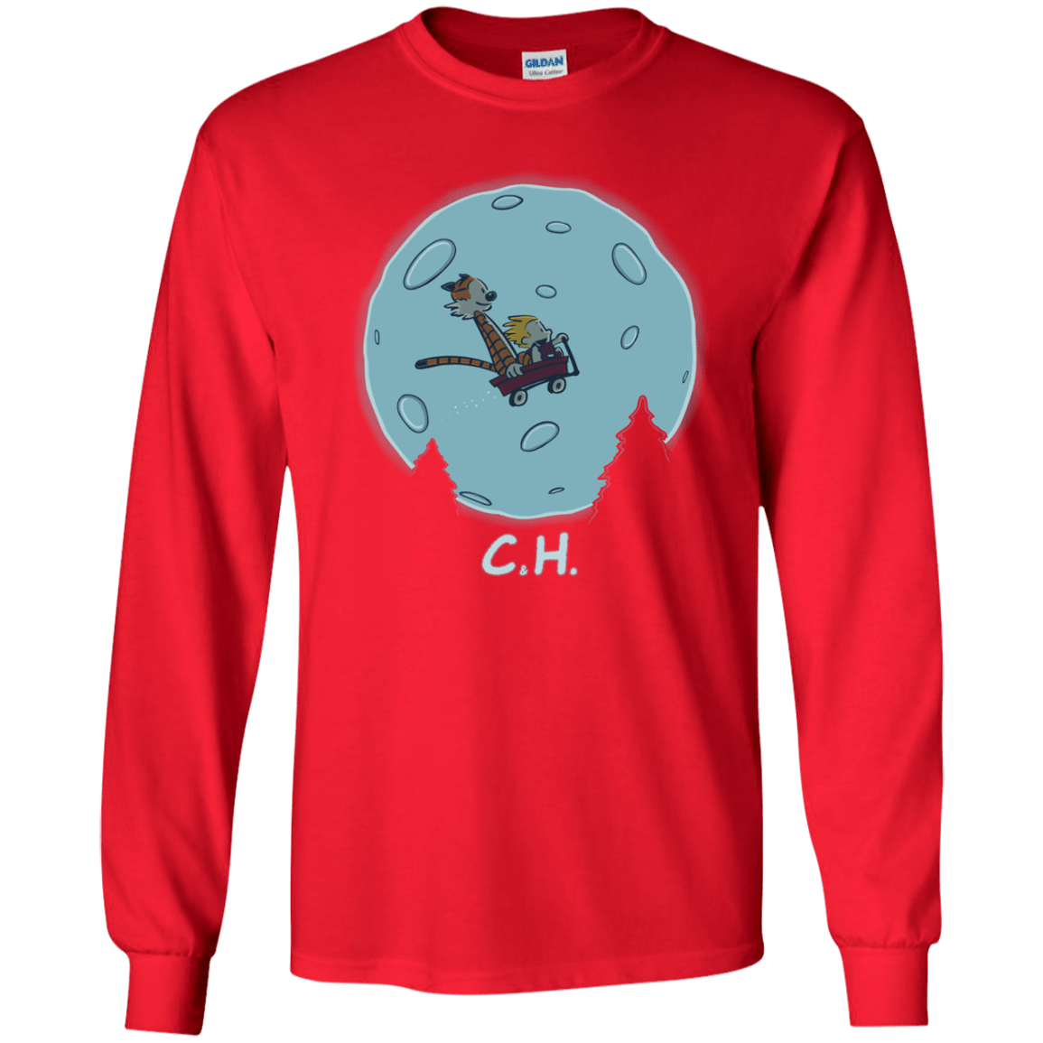 T-Shirts Red / YS Flying Wagon Youth Long Sleeve T-Shirt