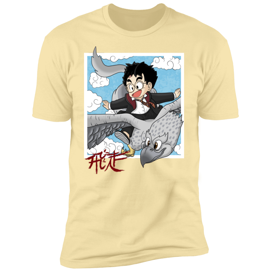 T-Shirts Banana Cream / S Flying with Buck Men's Premium T-Shirt