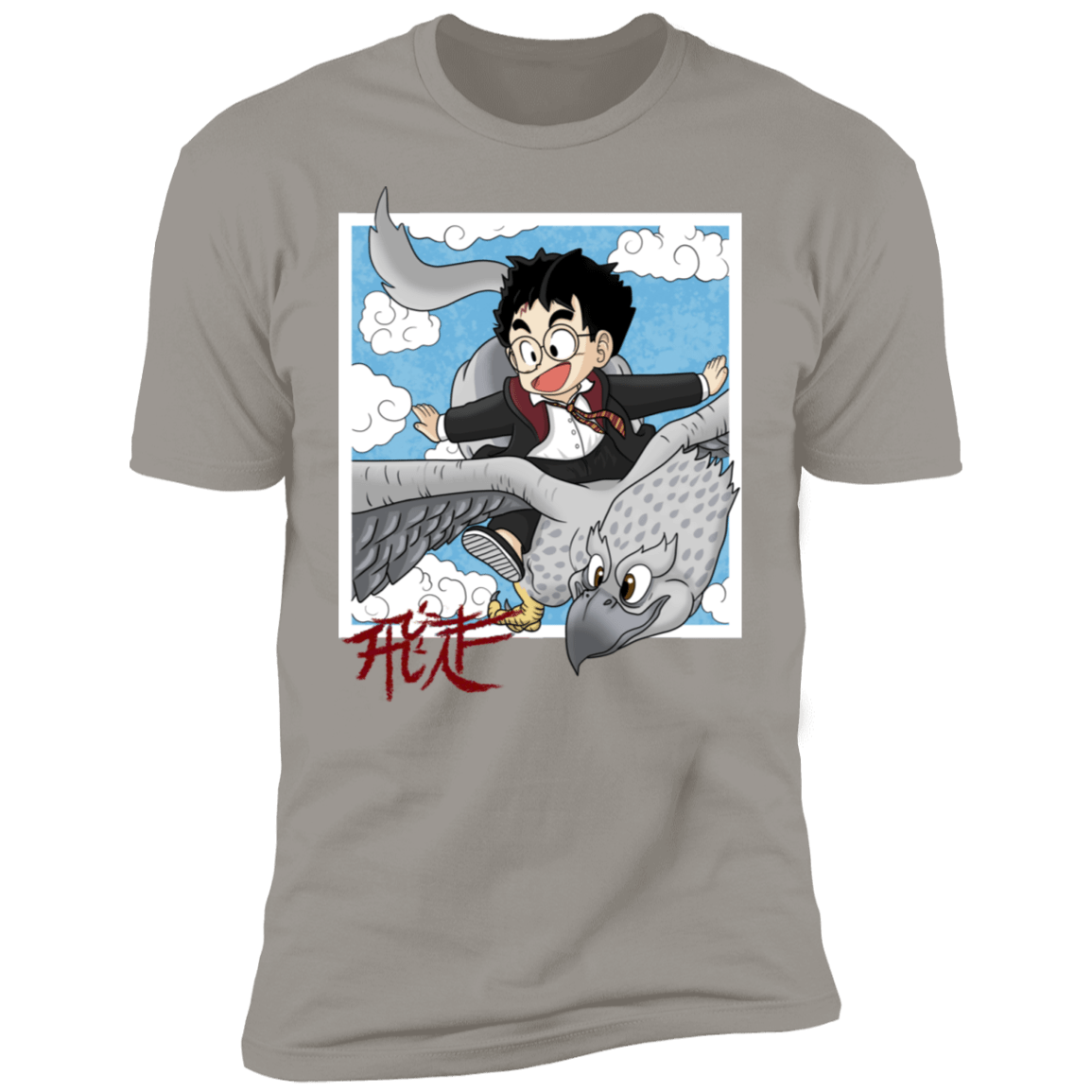 T-Shirts Light Grey / S Flying with Buck Men's Premium T-Shirt