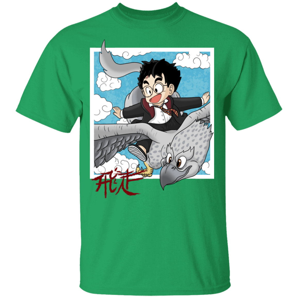 T-Shirts Irish Green / YXS Flying with Buck Youth T-Shirt