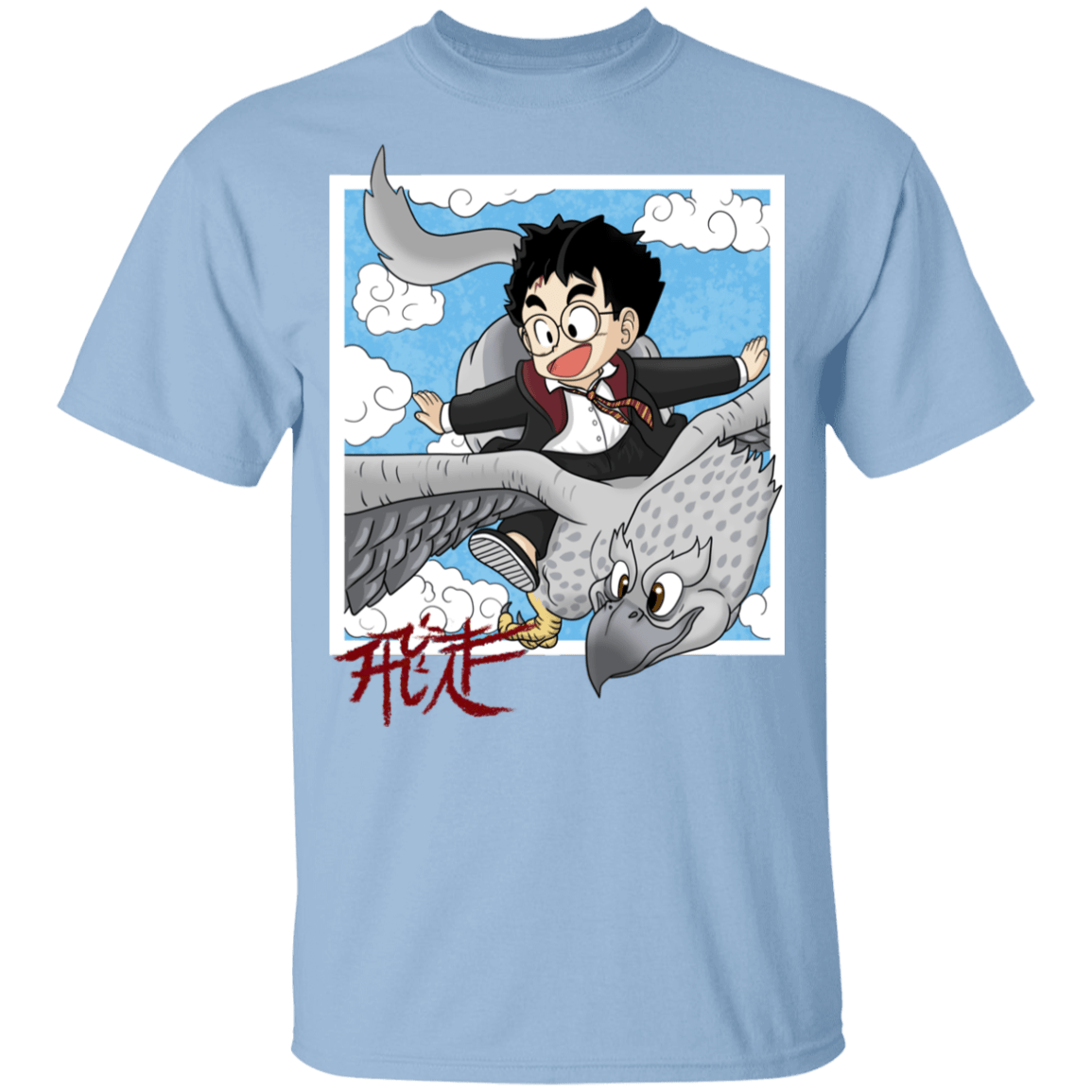 T-Shirts Light Blue / YXS Flying with Buck Youth T-Shirt