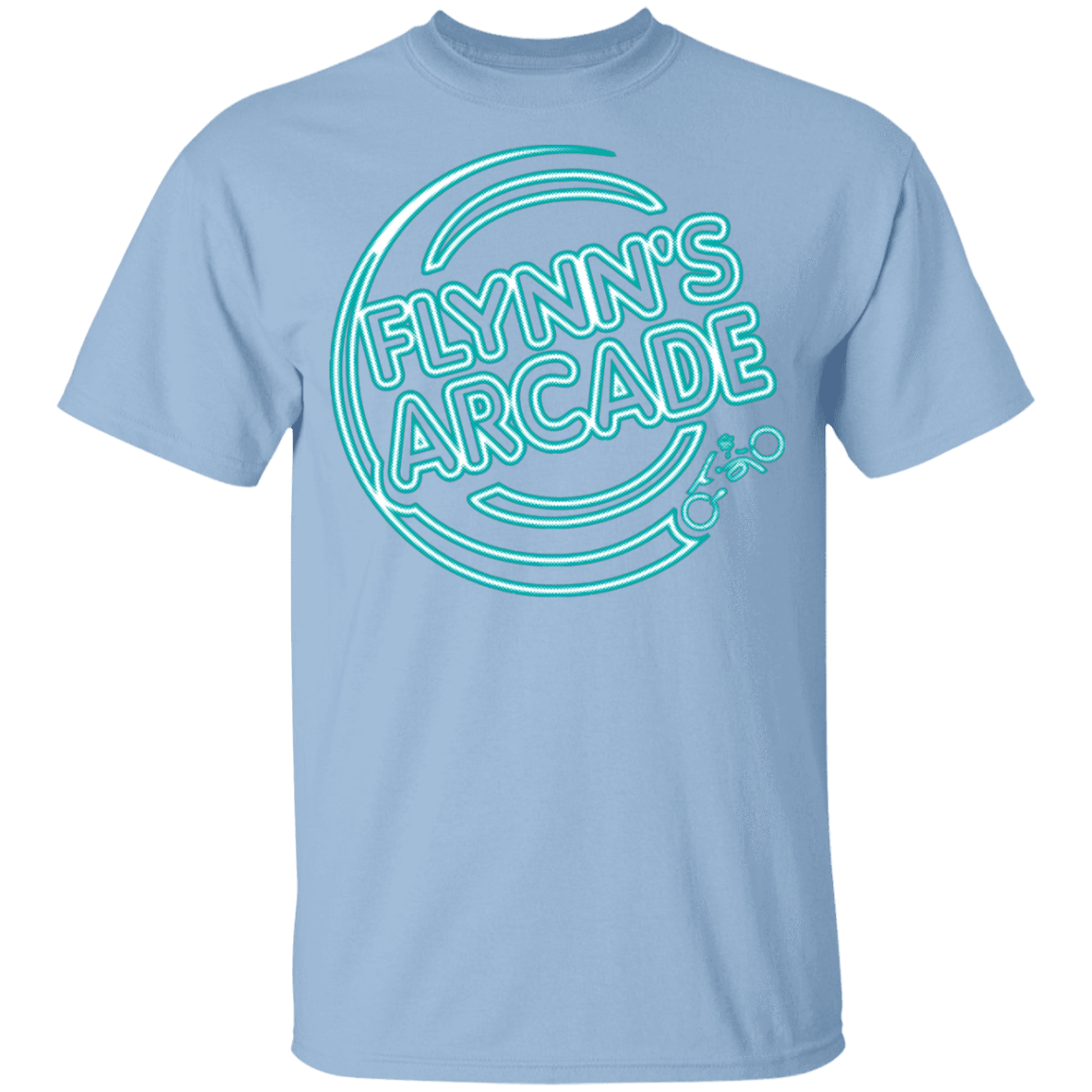 T-Shirts Light Blue / YXS Flynn's Arcade Youth T-Shirt