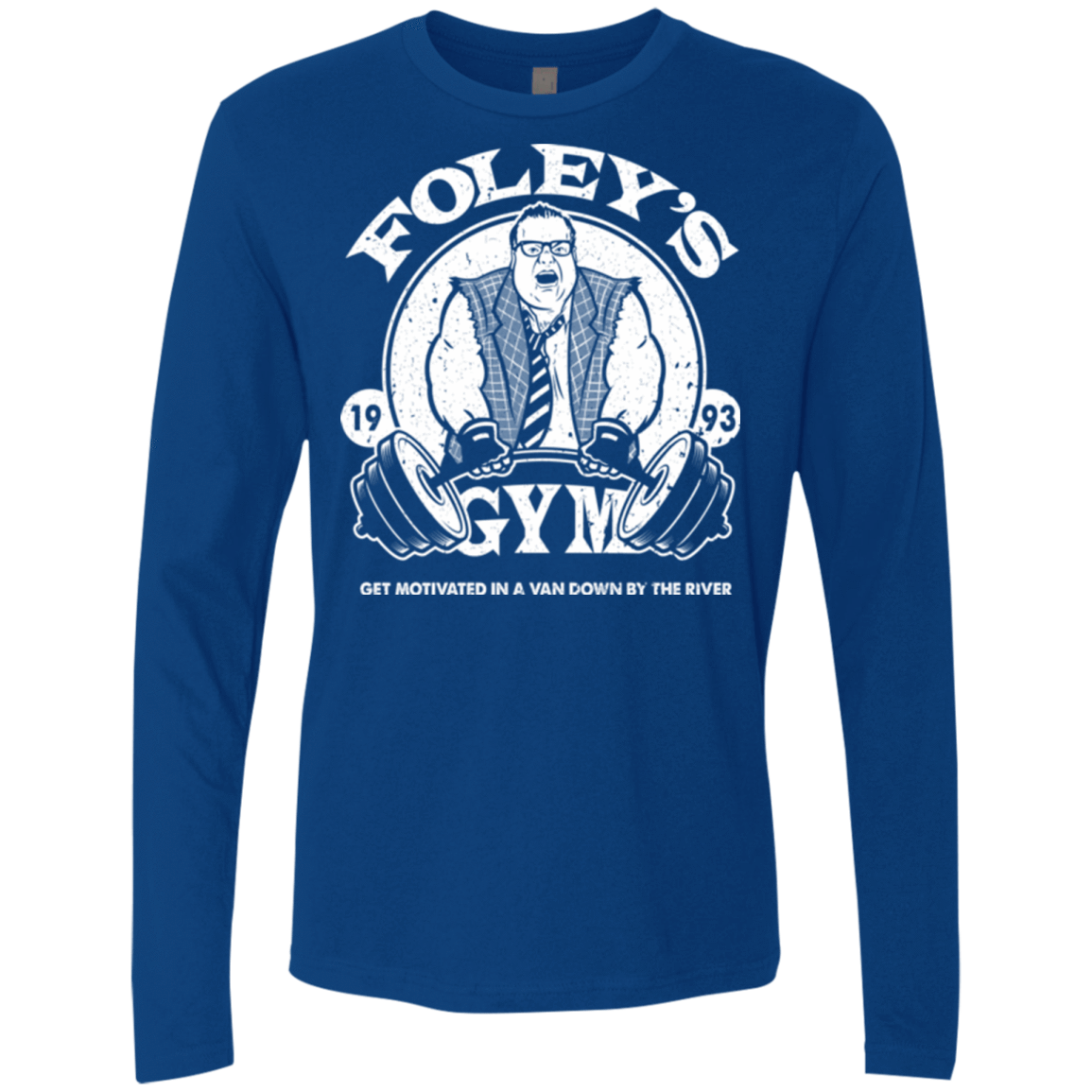T-Shirts Royal / Small Foleys Gym Men's Premium Long Sleeve