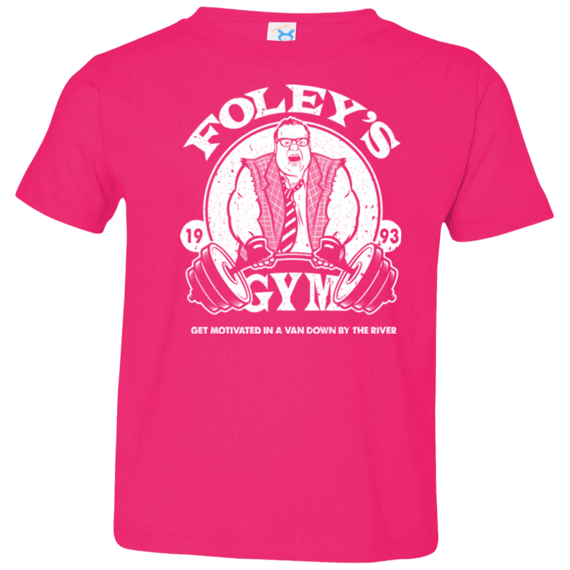 T-Shirts Hot Pink / 2T Foleys Gym Toddler Premium T-Shirt