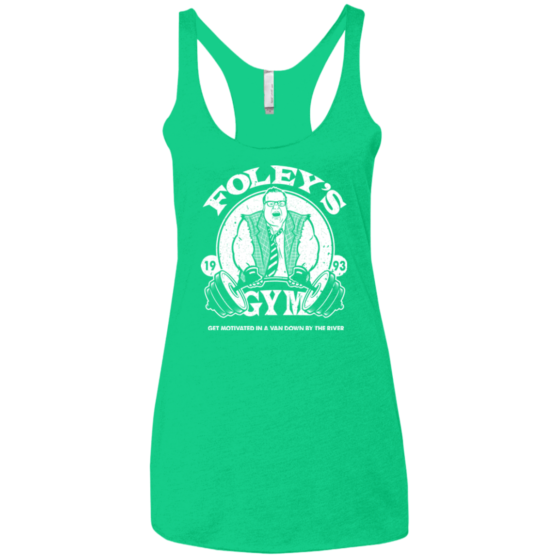 T-Shirts Envy / X-Small Foleys Gym Women's Triblend Racerback Tank