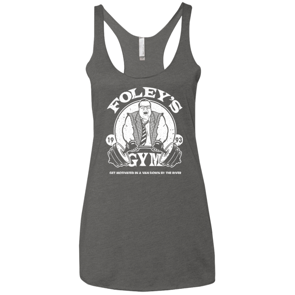 T-Shirts Premium Heather / X-Small Foleys Gym Women's Triblend Racerback Tank