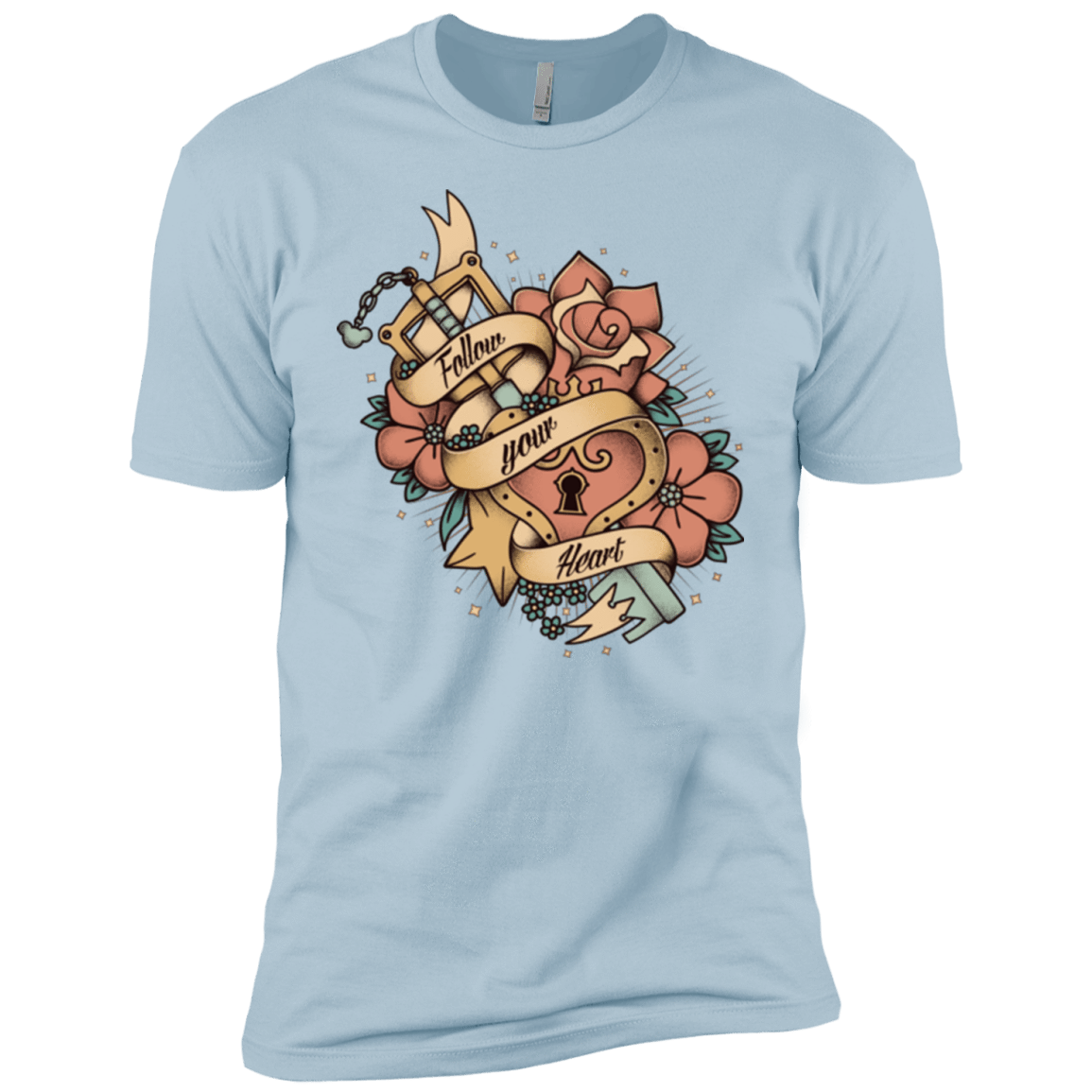 T-Shirts Light Blue / YXS Follow your heart Boys Premium T-Shirt