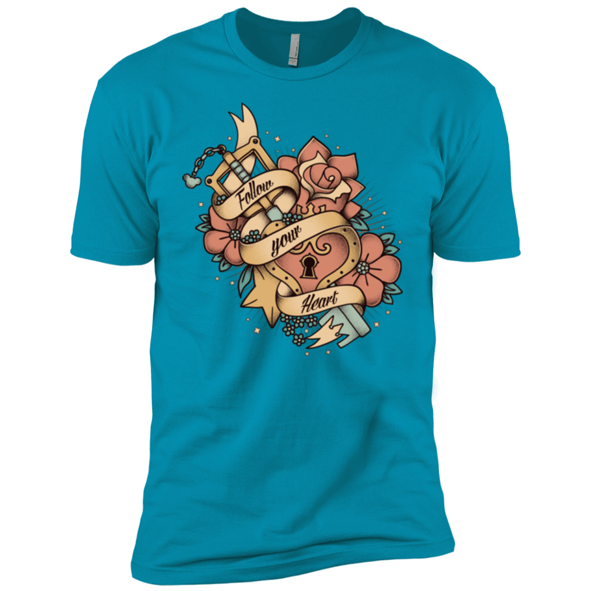 T-Shirts Turquoise / YXS Follow your heart Boys Premium T-Shirt