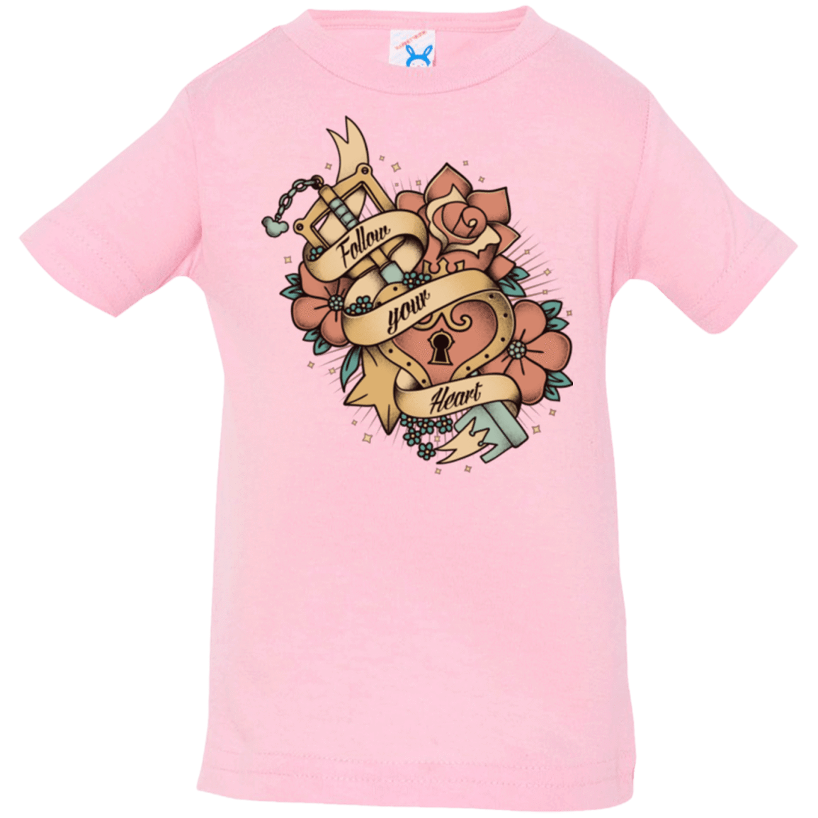 T-Shirts Pink / 6 Months Follow your heart Infant PremiumT-Shirt