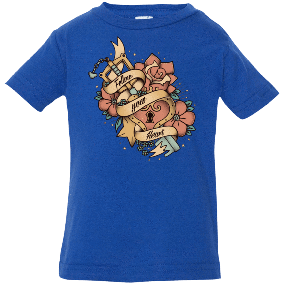 T-Shirts Royal / 6 Months Follow your heart Infant PremiumT-Shirt