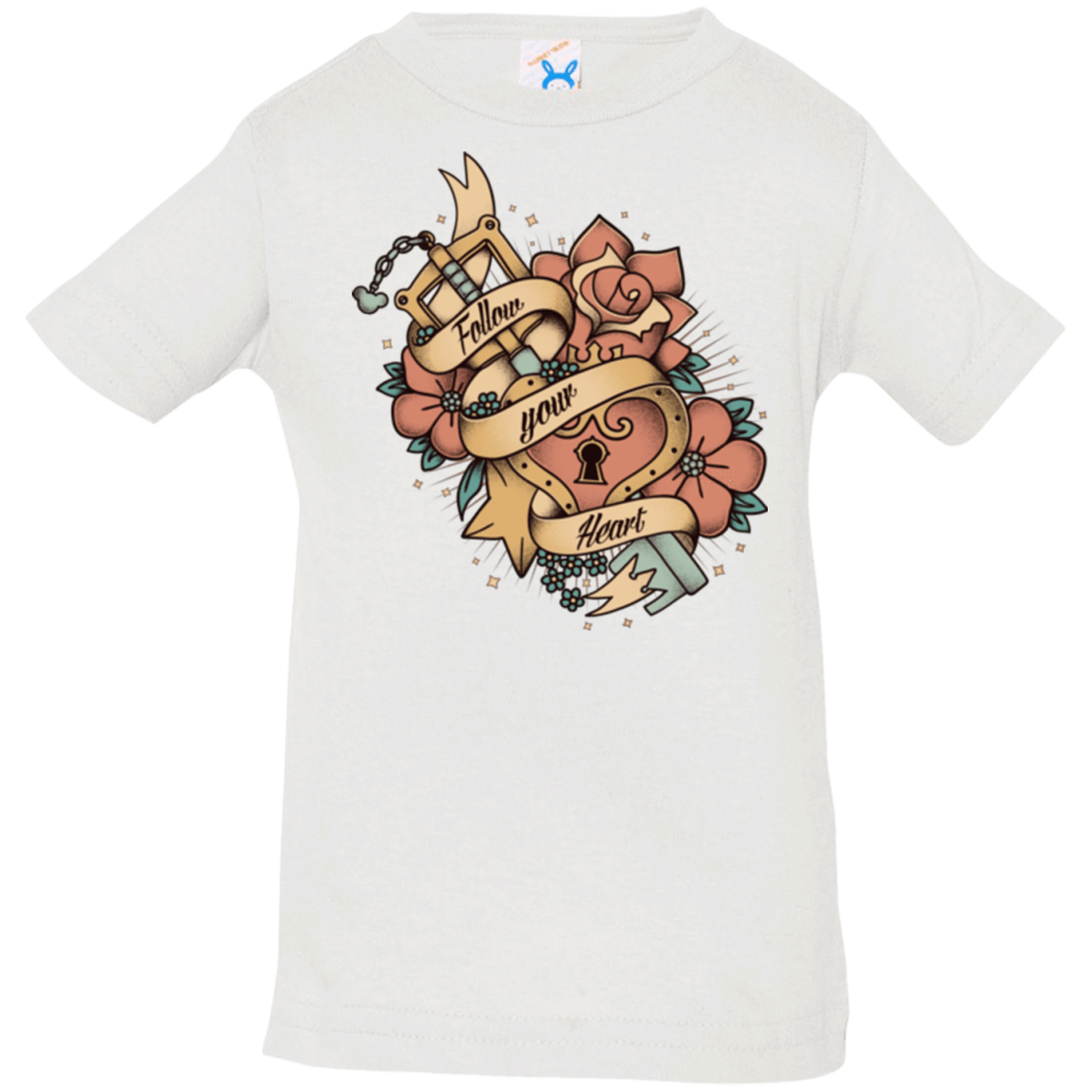 T-Shirts White / 6 Months Follow your heart Infant PremiumT-Shirt