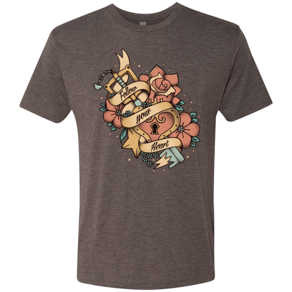 T-Shirts Macchiato / Small Follow your heart Men's Triblend T-Shirt