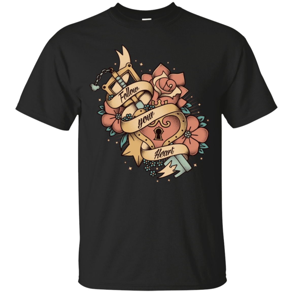 T-Shirts Black / Small Follow your heart T-Shirt