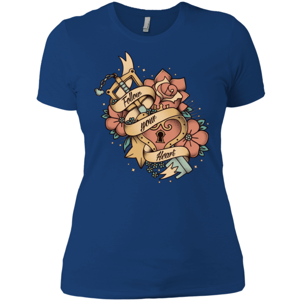 T-Shirts Royal / X-Small Follow your heart Women's Premium T-Shirt
