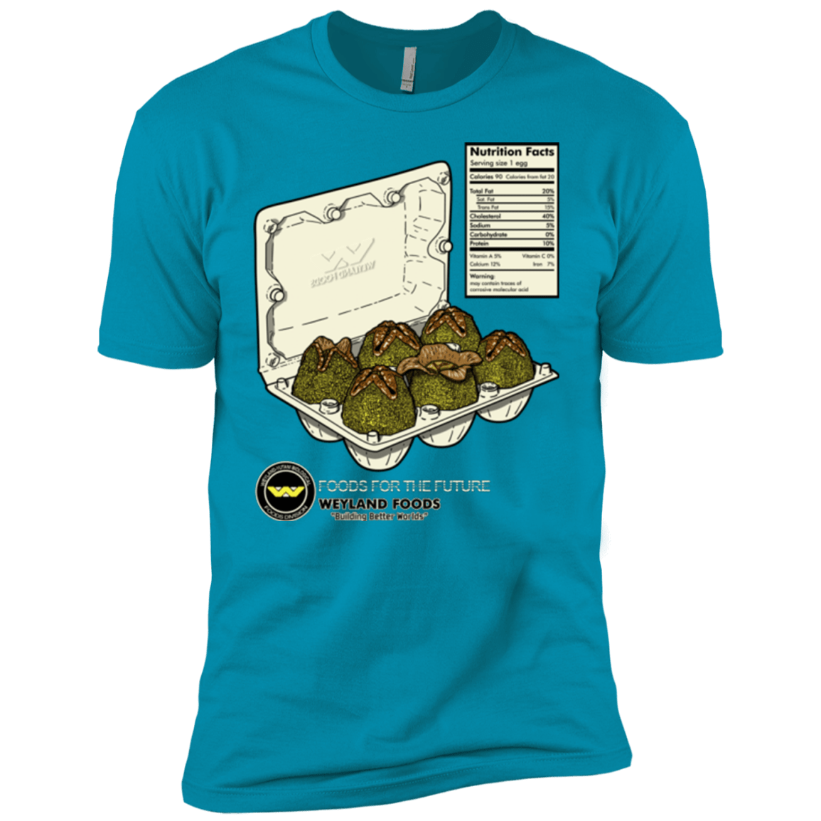 T-Shirts Turquoise / YXS Food For The Future Boys Premium T-Shirt