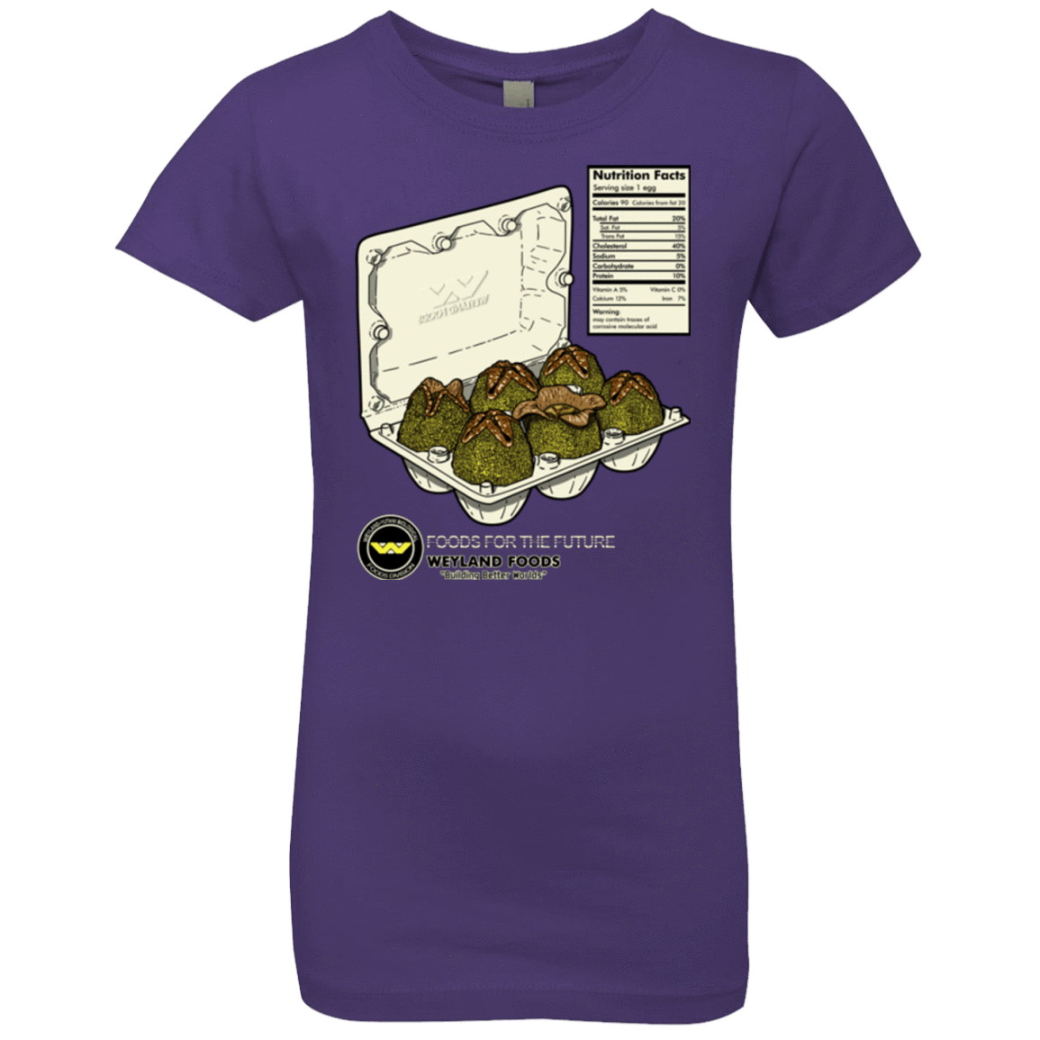 T-Shirts Purple Rush / YXS Food For The Future Girls Premium T-Shirt