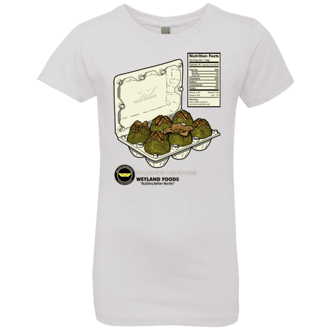 T-Shirts White / YXS Food For The Future Girls Premium T-Shirt