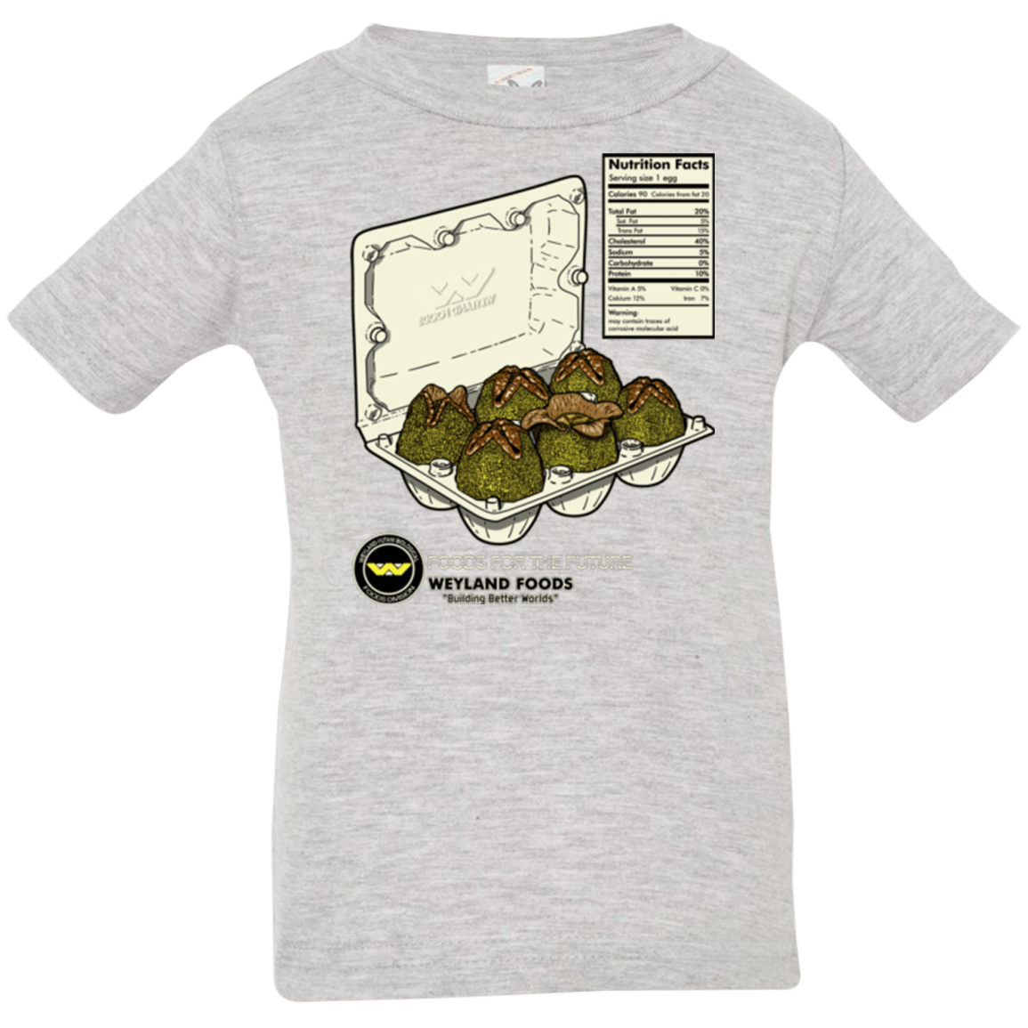 T-Shirts Heather Grey / 6 Months Food For The Future Infant Premium T-Shirt