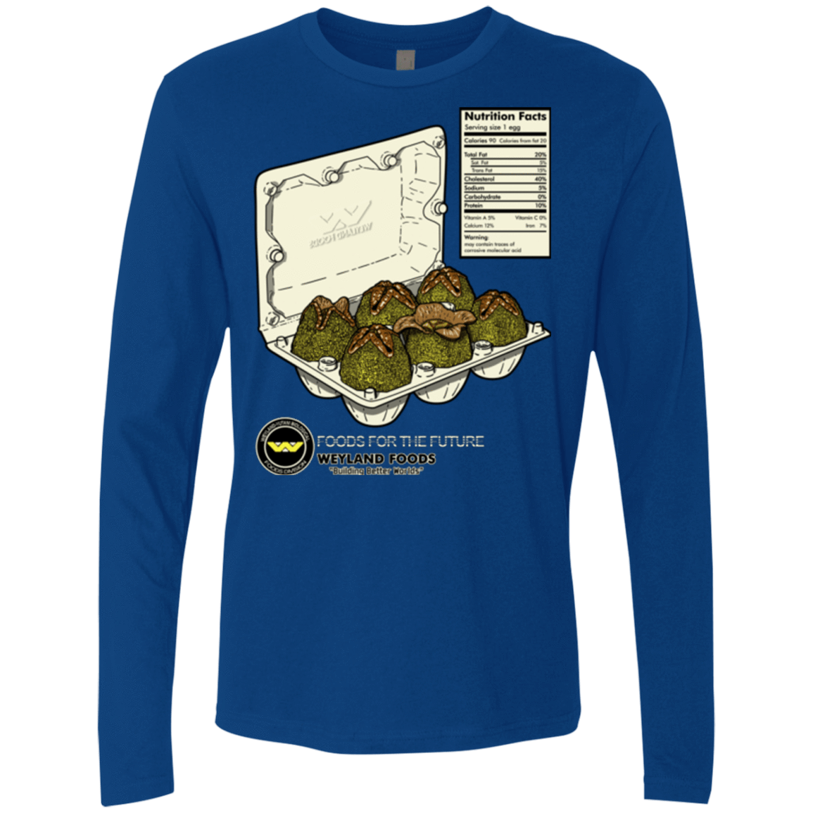 T-Shirts Royal / Small Food For The Future Men's Premium Long Sleeve