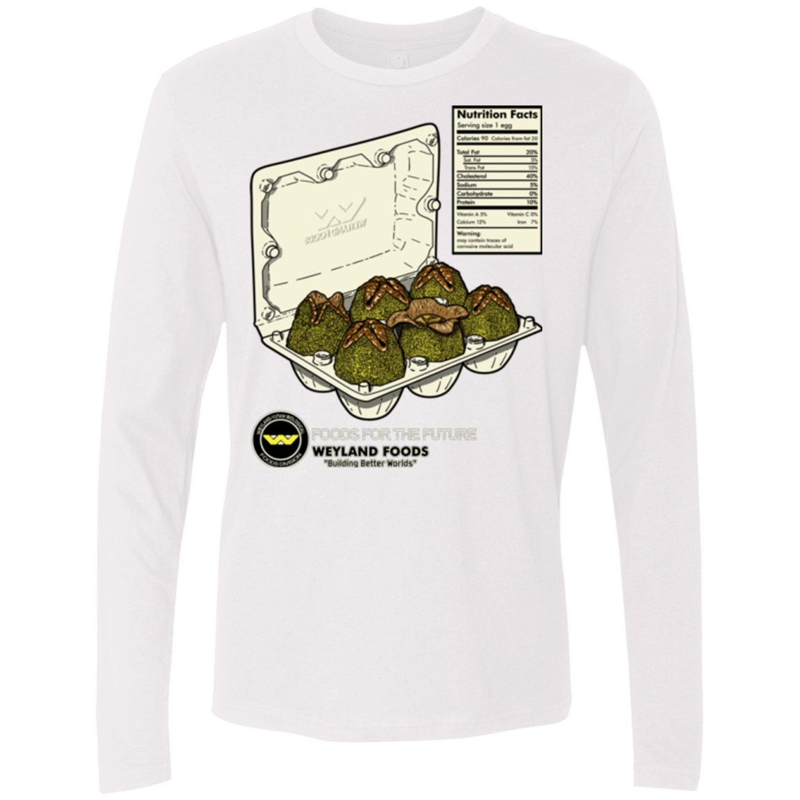 T-Shirts White / Small Food For The Future Men's Premium Long Sleeve