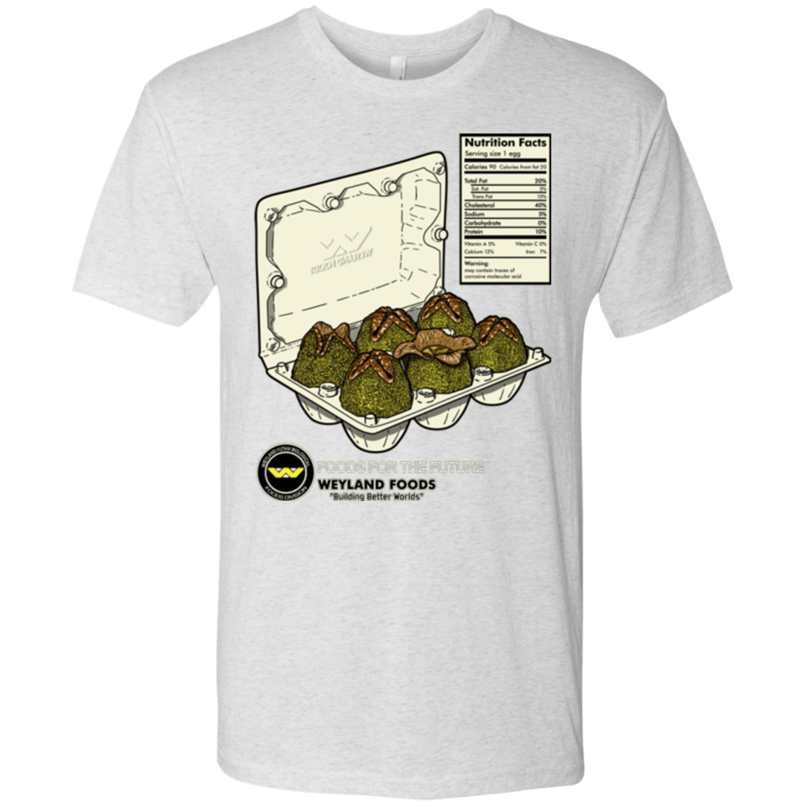 T-Shirts Heather White / Small Food For The Future Men's Triblend T-Shirt