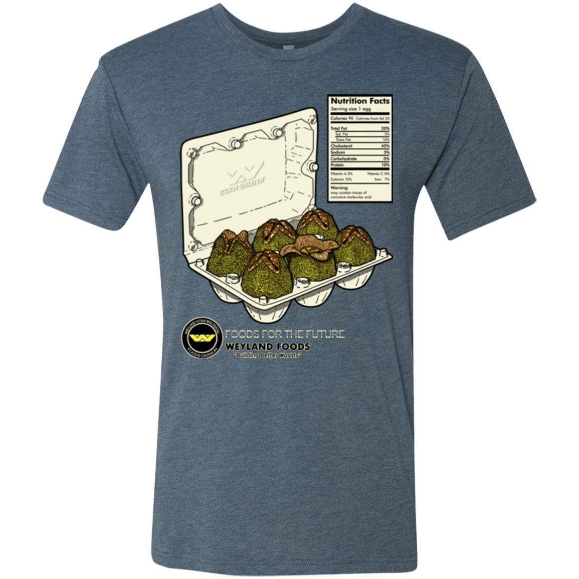 T-Shirts Indigo / Small Food For The Future Men's Triblend T-Shirt