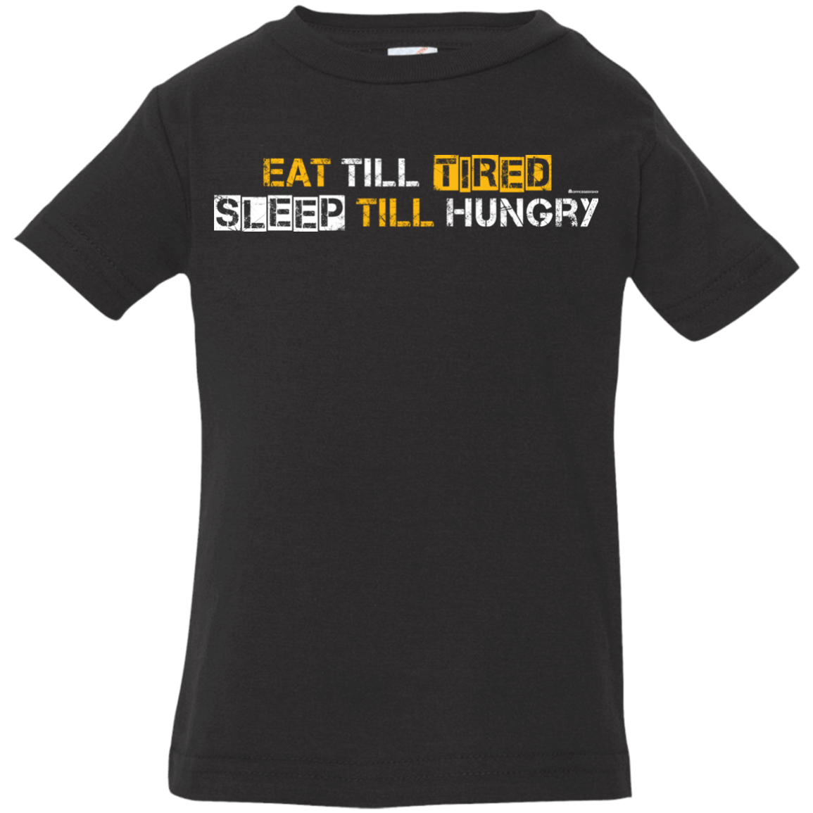 T-Shirts Black / 6 Months Food Sleep Loop Infant Premium T-Shirt