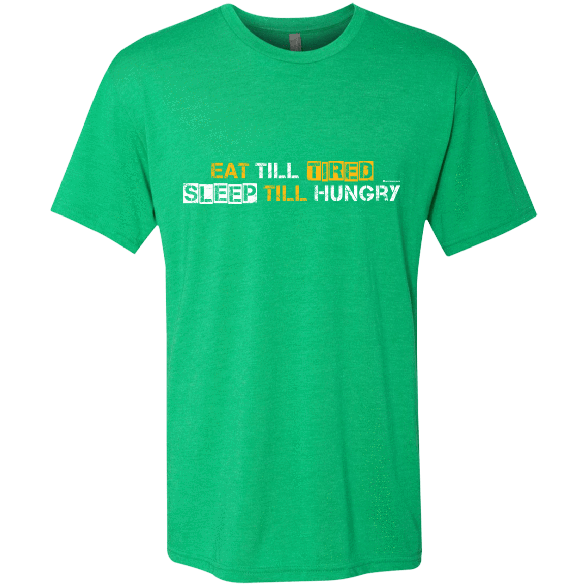 T-Shirts Envy / Small Food Sleep Loop Men's Triblend T-Shirt