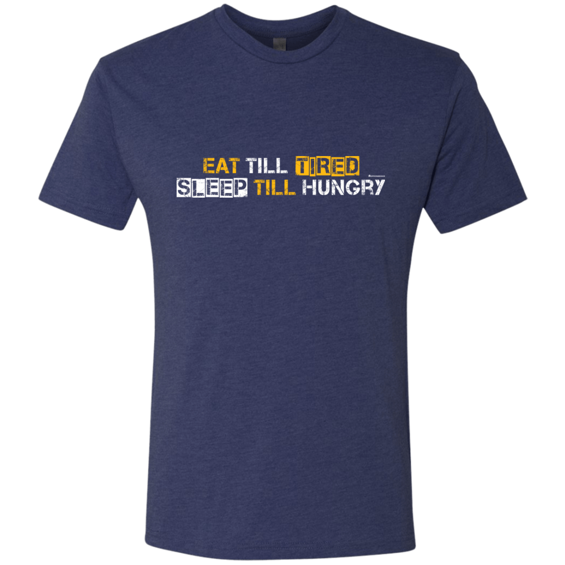 T-Shirts Vintage Navy / Small Food Sleep Loop Men's Triblend T-Shirt